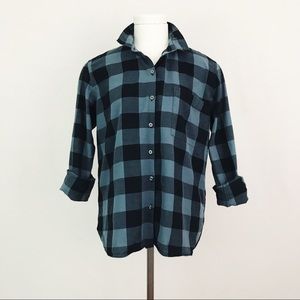 GAP Checked Plaid Button-Down | Size S